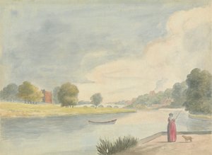 Kobieta połowów autorstwa Edward Francis Burney