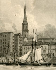Kościół św. Jerzego z doków, Liverpool, ok. 1830 r.