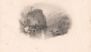 Zamek Ren autorstwa Edward Francis Finden