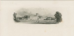 Trentham Hall: staloryt i [? połowa XIX wieku] (druk) autorstwa Edward Francis Finden
