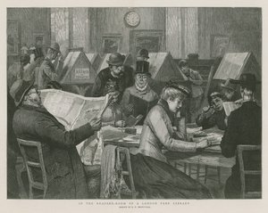 W czytelni wolnej biblioteki w Londynie