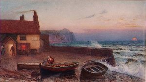 Sandsend, Whitby autorstwa Edward Frederick Brewtnall