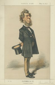 Hon Hamilton Fish, amerykański sekretarz stanu do spraw zagranicznych autorstwa Edward Frederick Brewtnall