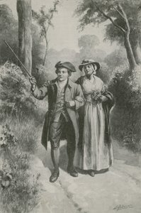 Rzadka Kate Blake i jej William (litografia)