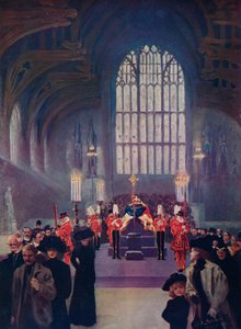 Hołd jego ludu: Król Edwards leżący w stanie, Westminster Hall, 16-19 maja 1910 1911