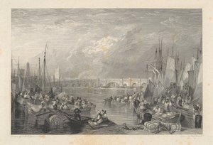 Old London Bridge i okolice autorstwa Edward Goodall
