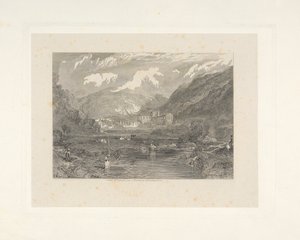 Opactwo Rievaulx, Yorkshire autorstwa Edward Goodall