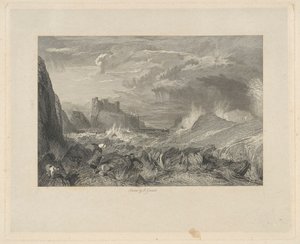 Zamek Tantallon autorstwa Edward Goodall