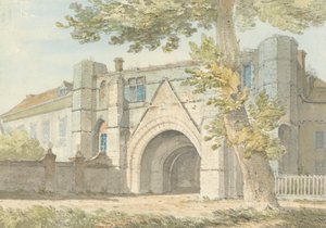 Czytanie Abbey Gateway autorstwa Edward Hawke Locker