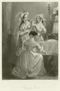 Piękno i sukienka autorstwa Edward Henry Corbould