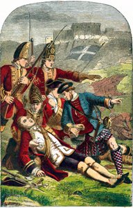 Śmierć generała Jamesa Wolfe podczas oblężenia Quebecu, 1759 c1870