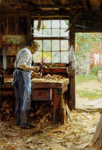 Wiejski cieśla, 1899