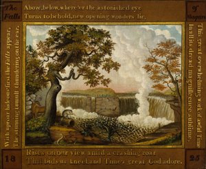Wodospady Niagary, ca. 1825. autorstwa Edward Hicks