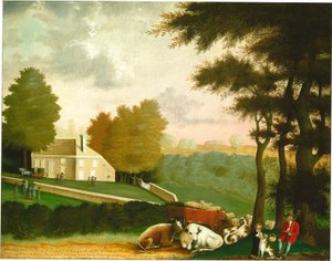 Grób Williama Penn autorstwa Edward Hicks