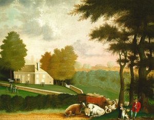 Grób Williama Penna, c. 18471848. autorstwa Edward Hicks