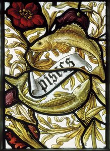 Pownall Hall, Shrigley & Hunt (1873-1982), Edward Holmes Jewitt (1849-1929), Znaki zodiaku, Ryby, 1886