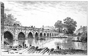 Most Stratford, Stratford-upon-Avon, Warwickshire, 1885.