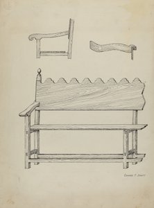 Łóżko misji autorstwa Edward Jewett