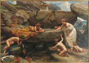 Cuda głębin: sielanka autorstwa Edward John Poynter
