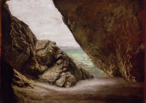 Jaskinia w Tintagel, 1903 autorstwa Edward John Poynter
