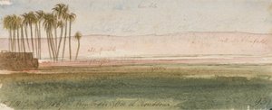 (Szejk Abu Fodde) Om el Koussour autorstwa Edward Lear