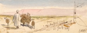 Sucha trawa Halfeh autorstwa Edward Lear
