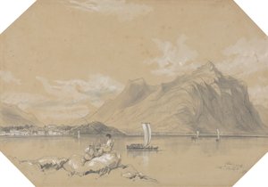 Balgrate. 14. października. 1837 autorstwa Edward Lear