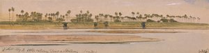 Pomiędzy Derr i Ibreem autorstwa Edward Lear