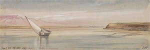 Między Tebami a Erment autorstwa Edward Lear