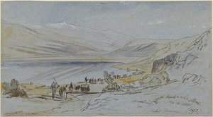 Birket el Yamouni autorstwa Edward Lear