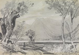 Brothers Water z Patterdale autorstwa Edward Lear