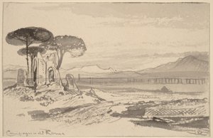 Okolice Rzymu autorstwa Edward Lear
