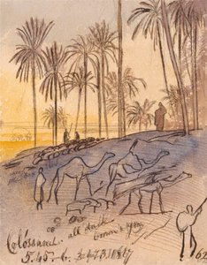 Colósaneh, 17:45 - 18:00, 3 stycznia 1867 r. (62) autorstwa Edward Lear
