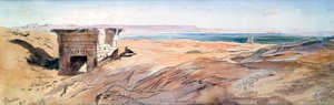 Dendera, 1867 autorstwa Edward Lear