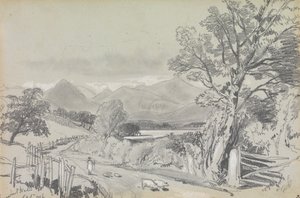 Derwentwater, wrzesień 1836 r. autorstwa Edward Lear