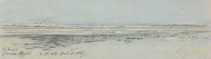 El Areesh (Torrens Aegypti) autorstwa Edward Lear