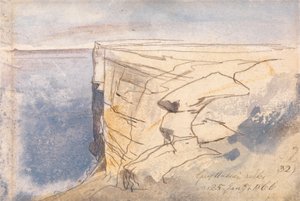 Garf Hassai, Malta autorstwa Edward Lear