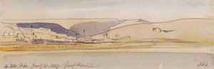 Garf Hosayn; godz. 16:20, 31 stycznia 1867 r. (304) autorstwa Edward Lear