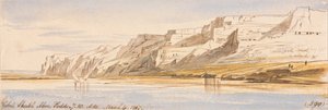 Gebel Sheikh Abu Fodde, 7:30 rano, 4 marca 1867 r. (590) autorstwa Edward Lear