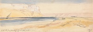 Gebel Sheikh Eredi autorstwa Edward Lear