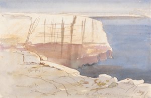 Gozo, w pobliżu Malty autorstwa Edward Lear