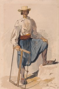 Grecki drwal, 13 czerwca /56 autorstwa Edward Lear