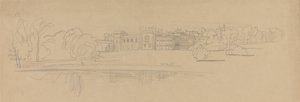 Knowsley Hall autorstwa Edward Lear