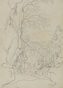 Jaskinia autorstwa Edward Lear