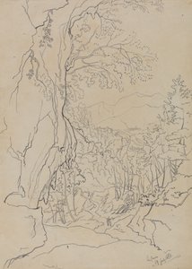 La Cava, 19 lipca 1838 r. autorstwa Edward Lear