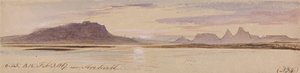 W pobliżu Abu Simbel autorstwa Edward Lear