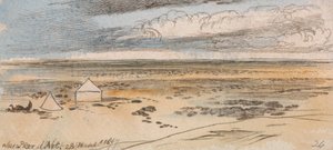 W pobliżu Beer El Abt autorstwa Edward Lear