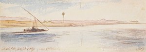 W pobliżu Colosaneh; godz. 15:45, 3 stycznia 1867 r. (51) autorstwa Edward Lear