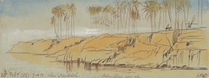W pobliżu Negade. 7:00, 25 lutego 1867 (547) autorstwa Edward Lear