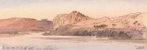 W pobliżu Tafa, 17:50, 16 lutego 1867 r. (505A) autorstwa Edward Lear